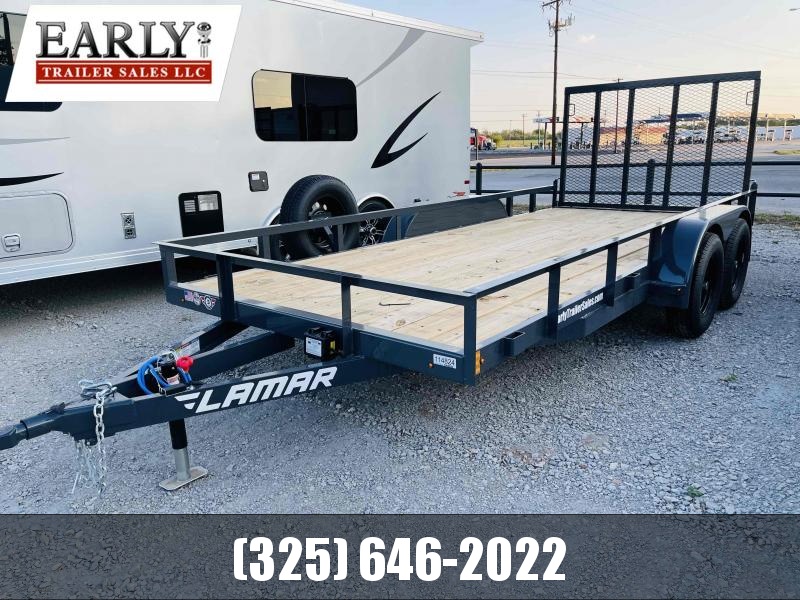 2023 Lamar Trailers 16x77 Tandem Axle Utility Trailer 2023 Lamar Trailers 16x77 Tandem Axle Utility Trailer