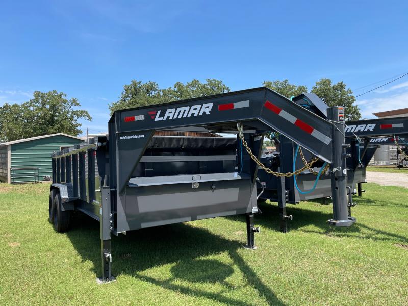 2021 Lamar Trailers 16'x83" Gooseneck Dump Trailer 2021 Lamar Trailers 16'x83" Gooseneck Dump Trailer