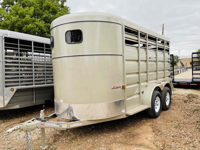2021 GR Trailers 6'x14' Bumper Pull Solid Top Livestock Trailer 2021 GR Trailers 6'x14' Bumper Pull Solid Top Livestock Trailer