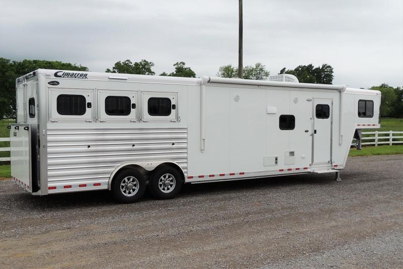 2021 Cimarron 8314 Slide w/ Outback Customs 3 Horse Trailer 2021 Cimarron 8314 Slide w/ Outback Customs 3 Horse Trailer