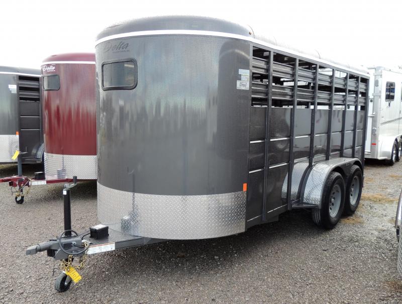 2020 Delta Manufacturing 500 Series 16' x 6'6" Tall Livestock Trailer 2020 Delta Manufacturing 500 Series 16' x 6'6" Tall Livestock Trailer