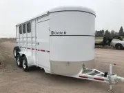 2026 Circle D 3 Horse Slant Bumper Pull **on order* 