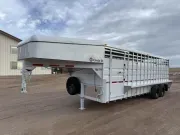 2026 Circle D 24 Foot Stock Trailer 6’8” wide **ON ORDER** 
