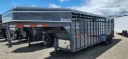 2027 Circle D 24 Foot Stock Trailer 6’8” wide **Arriving October** 