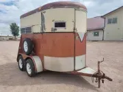 1984 Campbell Coach  2 Horse Straight Load  