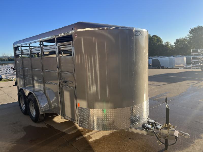 2023 Delta Manufacturing 6X16 Stock / Stock Combo Trailer 2023 Delta Manufacturing 6X16 Stock / Stock Combo Trailer