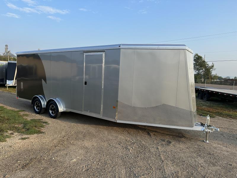 2024 Legend Trailers 8X24 Deluxe Snowmobile Trailer Load Trail