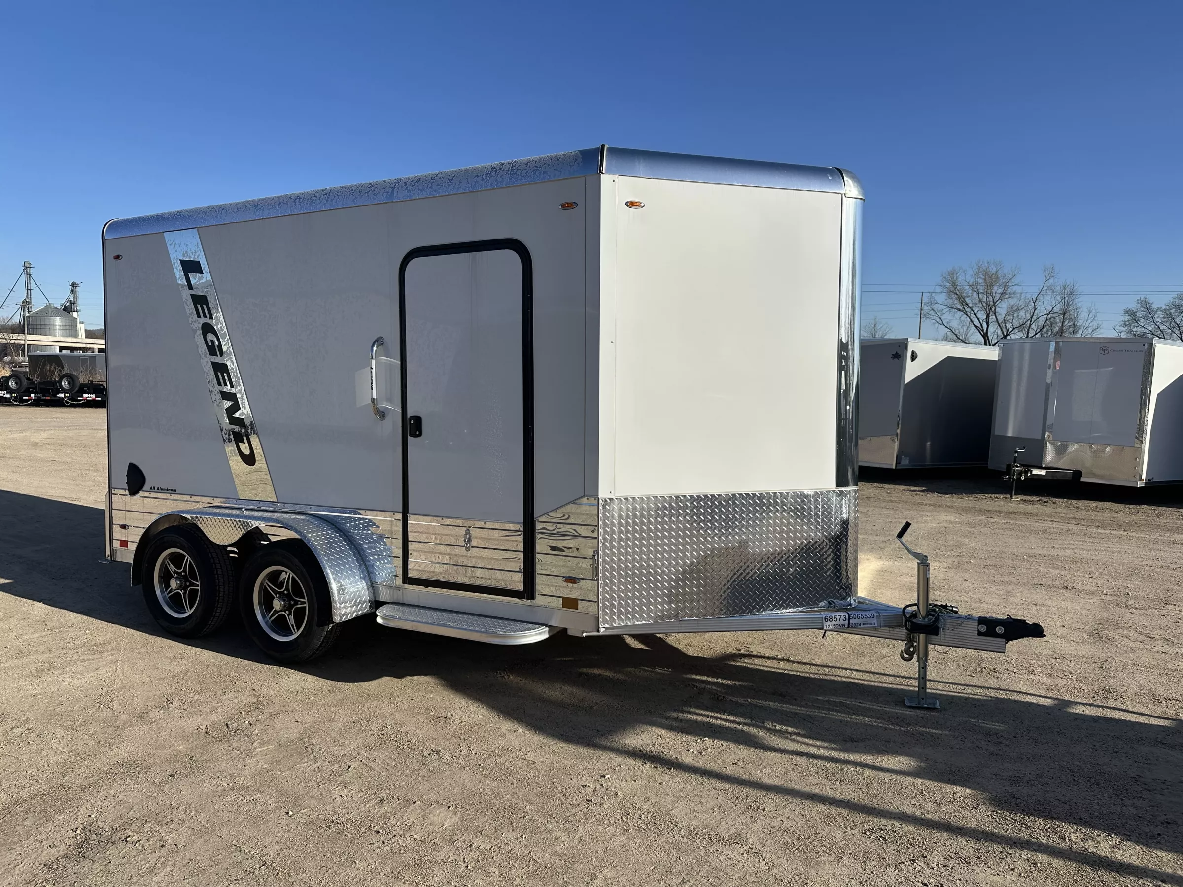 2025 Legend Trailers 7X12 Aluminum DVN Cargo / Enclosed Trailer in