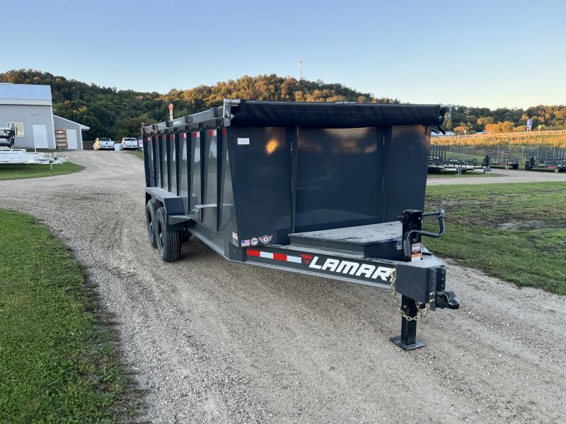2022 Lamar Trailers 83X14 Dump Trailer Load Trail Trailers Largest