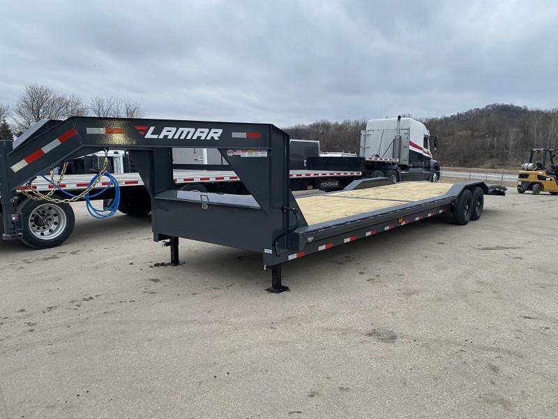 2022 Lamar Trailers 102X32 Gooseneck Car Hauler Near Me