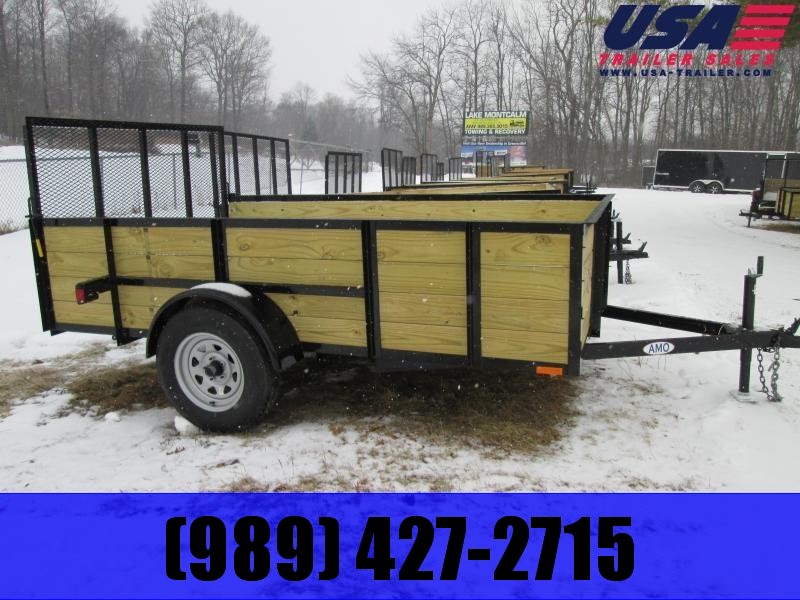 2019 AMO 5x10 Wood Side High SIde Utility Trailer 2019 AMO 5x10 Wood Side High SIde Utility Trailer