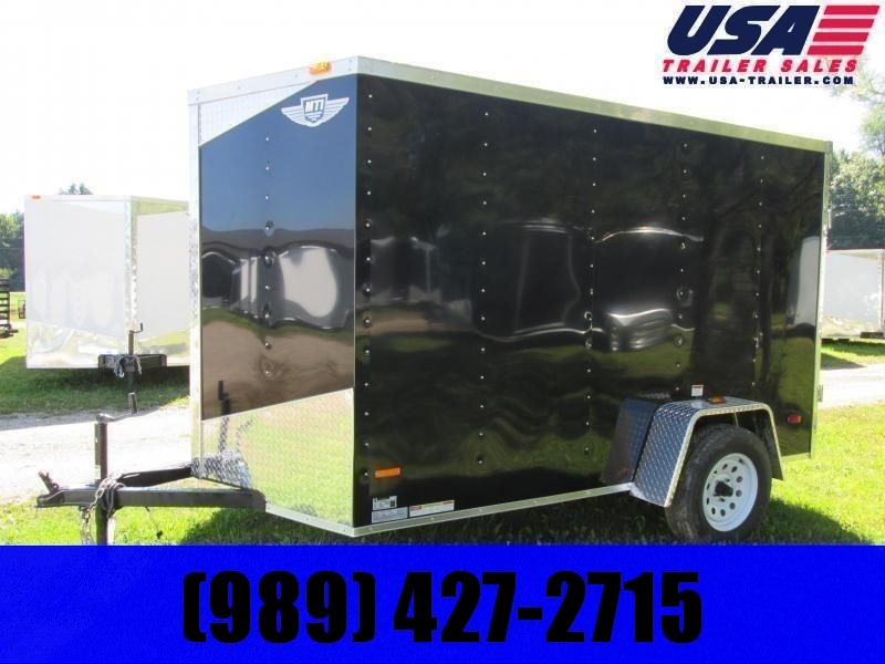 2021 MTI Trailers 6x12 Black BARN Enclosed Near Me Trailer Classifieds