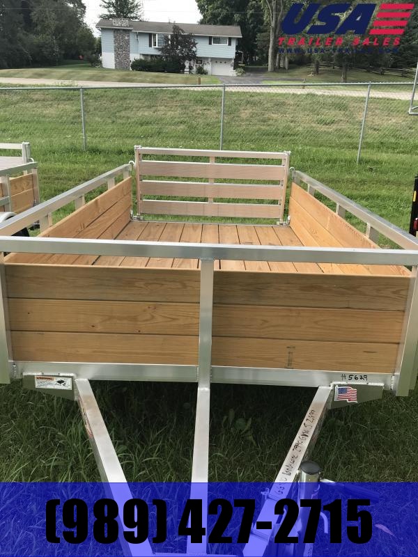 2019 H and H Trailer Aluminum 5.5x10 WOODSIDE Landscape 2019 H and H Trailer Aluminum 5.5x10 WOODSIDE Landscape