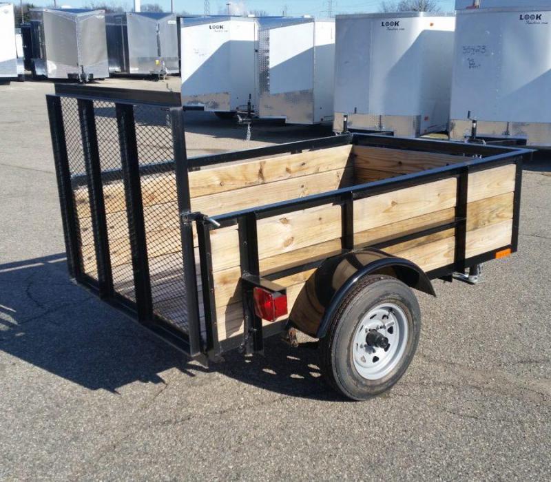 5 x 8 A.M.O. Landscape Light Duty Wood Side Trailer Near Me Trailer Classifieds