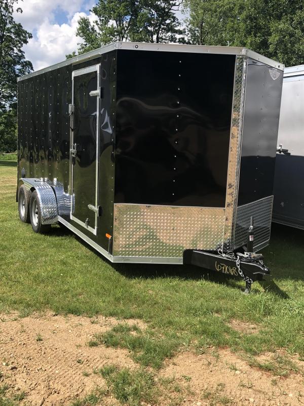 2022 MTI Trailers 7x16 BLACK Ramp Enclosed 2022 MTI Trailers 7x16 BLACK Ramp Enclosed