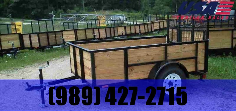 2019 AMO 5x8 Wood Side Utility Trailer 2019 AMO 5x8 Wood Side Utility Trailer