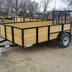 4 x 8 A.M.O. Landscape Light Duty Wood Side Trailer 4 x 8 A.M.O. Landscape Light Duty Wood Side Trailer
