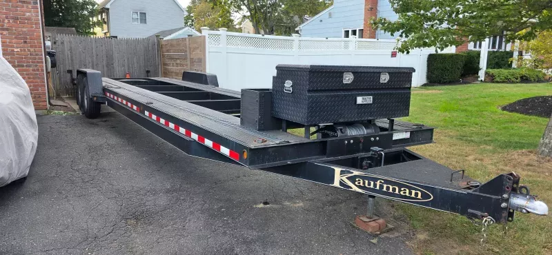 34' Kaufman 2 car open deck trailer