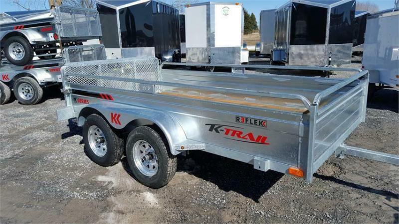 2022 K Trail 5.5 x 10 Tandem Axle Galvanized Trailer in Bourget, ON ...