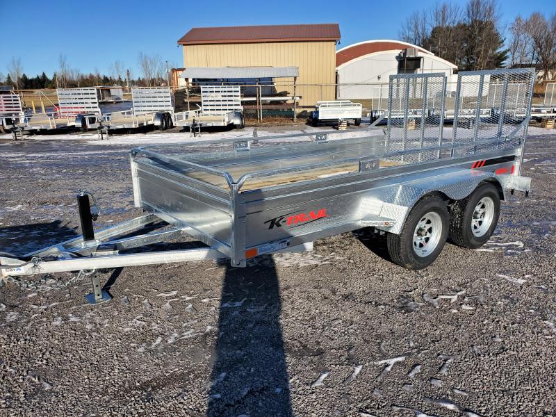 2022 K Trail 6 x 10 Tandem Axle Galvanized Side by Side Trailer Ottawa Trailer Dealership in