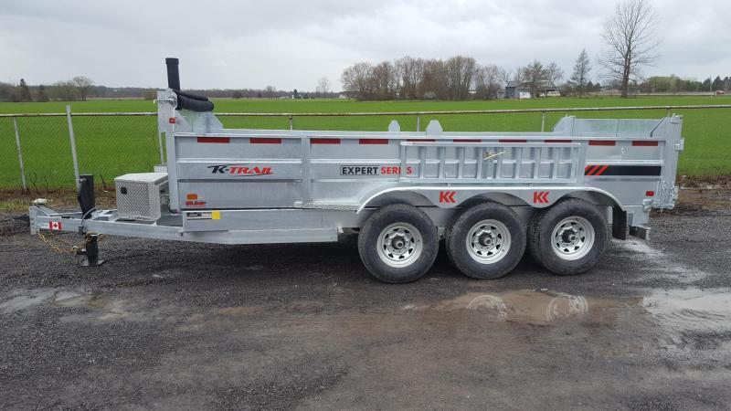 2023 K Trail 7 x 16 HD Expert Series 10.5 Ton Dump Trailer in Bourget ...