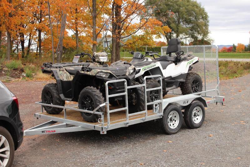 2023 6X12 K Trail Twin Rider ATV Trailer Ottawa Trailer Dealership in