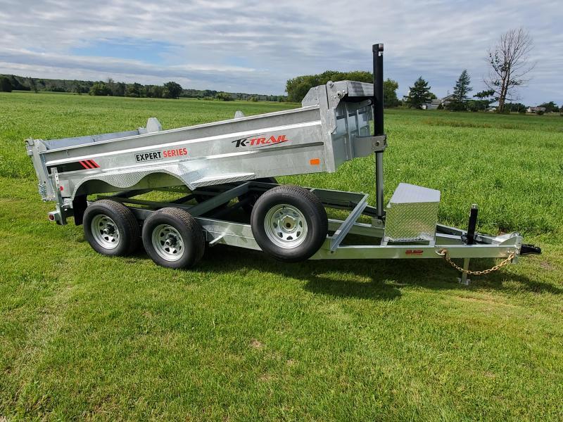 2024 K Trail 6x12 dump 5 ton Dump Trailer in Bourget, ON | Trailer Trader