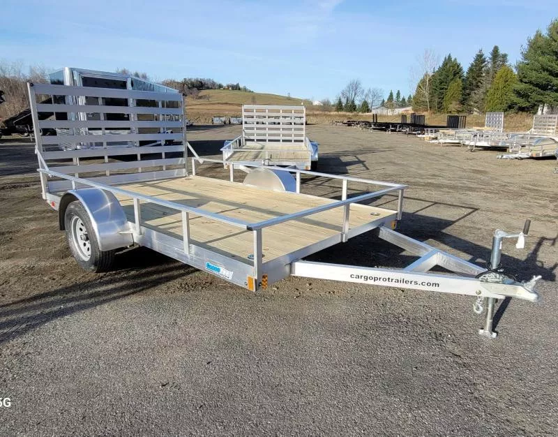 2024 CargoPro Landscape Utility 80x12 Aluminum Utility Trailer w/ (4) D-Rings