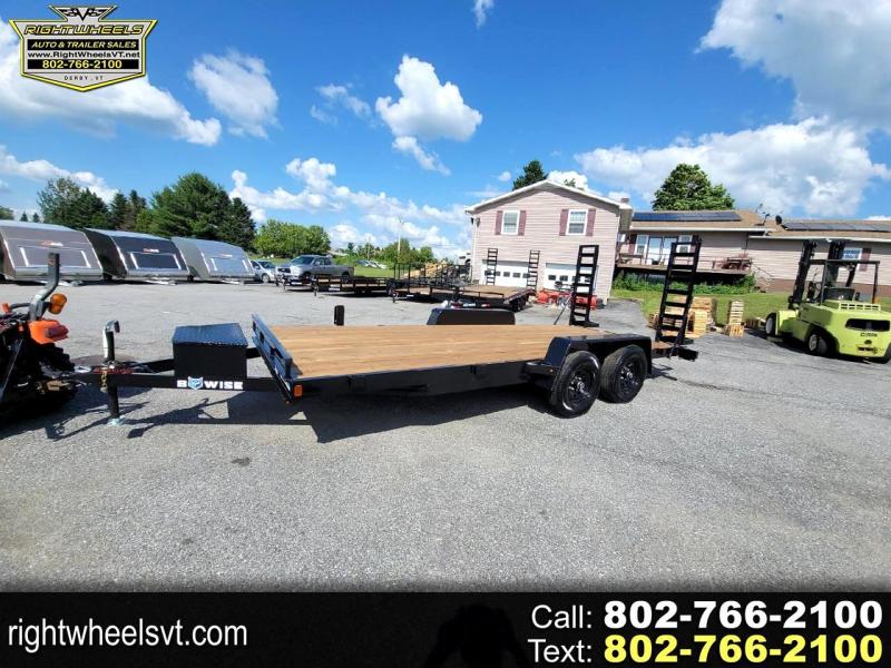 2023 BWISE 7x18 EH18 Equipment Trailer Trailer Sales in Derby, VT