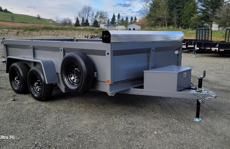 2024 BWISE DT10 72x12 10K Tandem Axle Dump Trailer w/Ramps, Tarp Kit