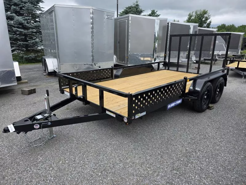 2025 Sure-Trac ATV Tube Top 7 x 14 Tube Top ATV Trailer 7K Tandem W/ Side Load
