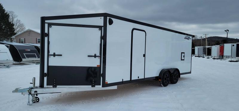 2023 Nitro 2023 Nitro 7.5x22 Inline Drive In/Out Extra Height, Rear Canopy And Blackout Pkg. Snowmobile Trailer
