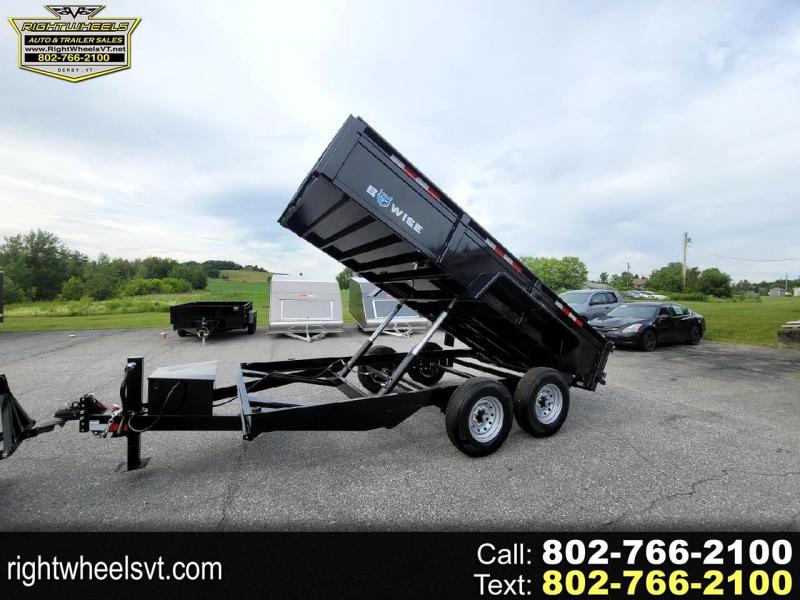 2024 BWISE DT12 72x12 12K Tandem Axle Dump Trailer W/ Tarp Kit Trailer Sales in Derby, VT