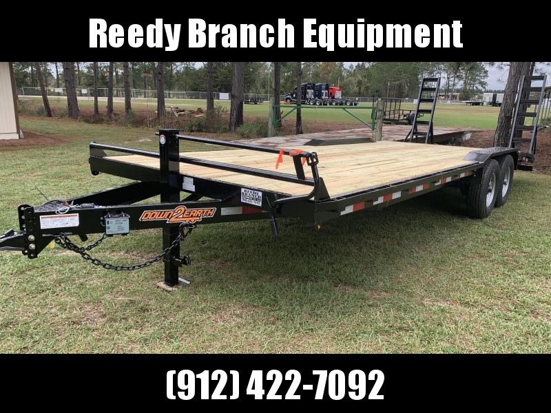New 102"x24' Drive Over Fenders Equipment Trailer by Down 2 Earth New 102"x24' Drive Over Fenders Equipment Trailer by Down 2 Earth