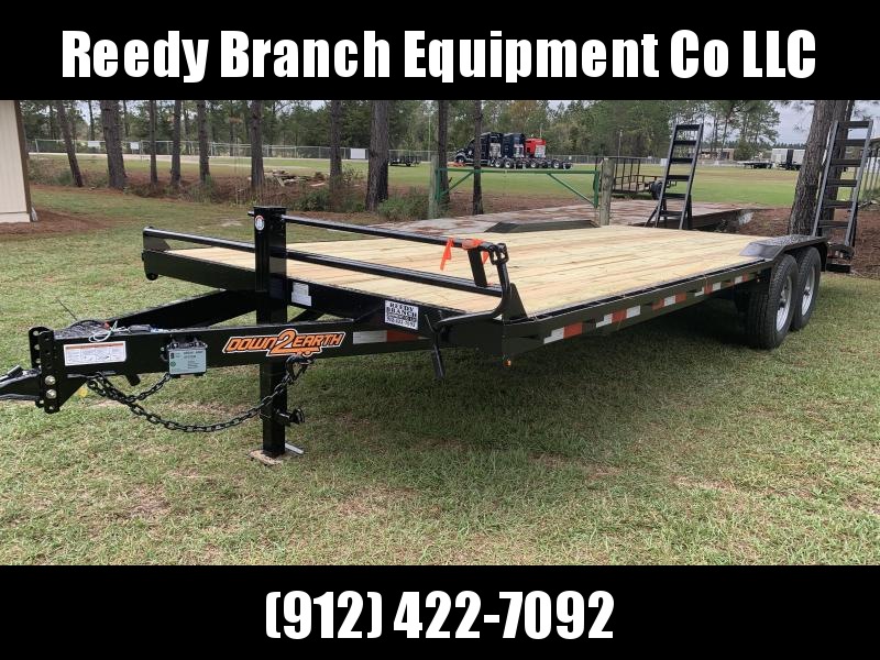 New 102"x24' Drive Over Fenders Equipment Trailer by Down 2 Earth New 102"x24' Drive Over Fenders Equipment Trailer by Down 2 Earth