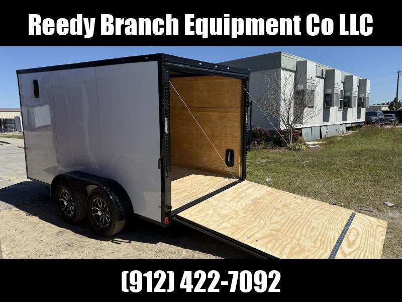 7x12 Enclosed Cargo Trailer - Polycore Blackout  1742927814