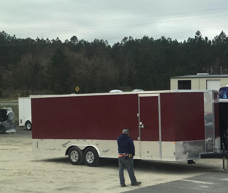 New 8.5x24 5200lb Brandywine Enclosed Car Hauler Buy the Best Quality