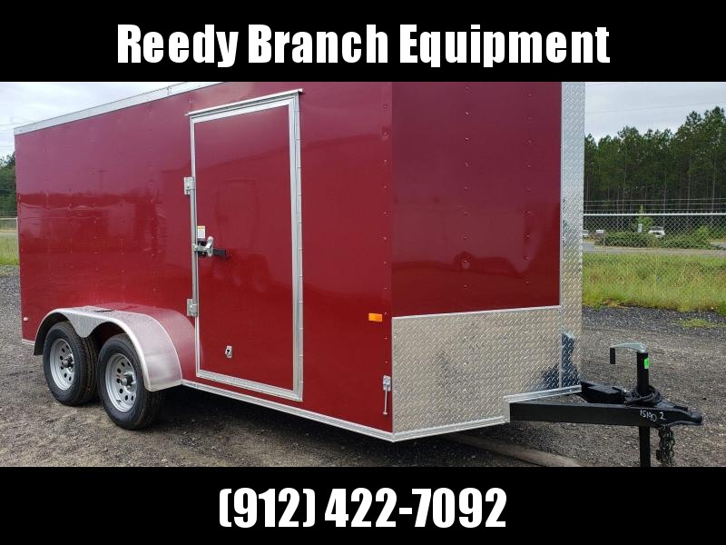 New 7x14 Brandy Wine Enclosed Cargo Trailer- Rock Solid Cargo New 7x14 Brandy Wine Enclosed Cargo Trailer- Rock Solid Cargo
