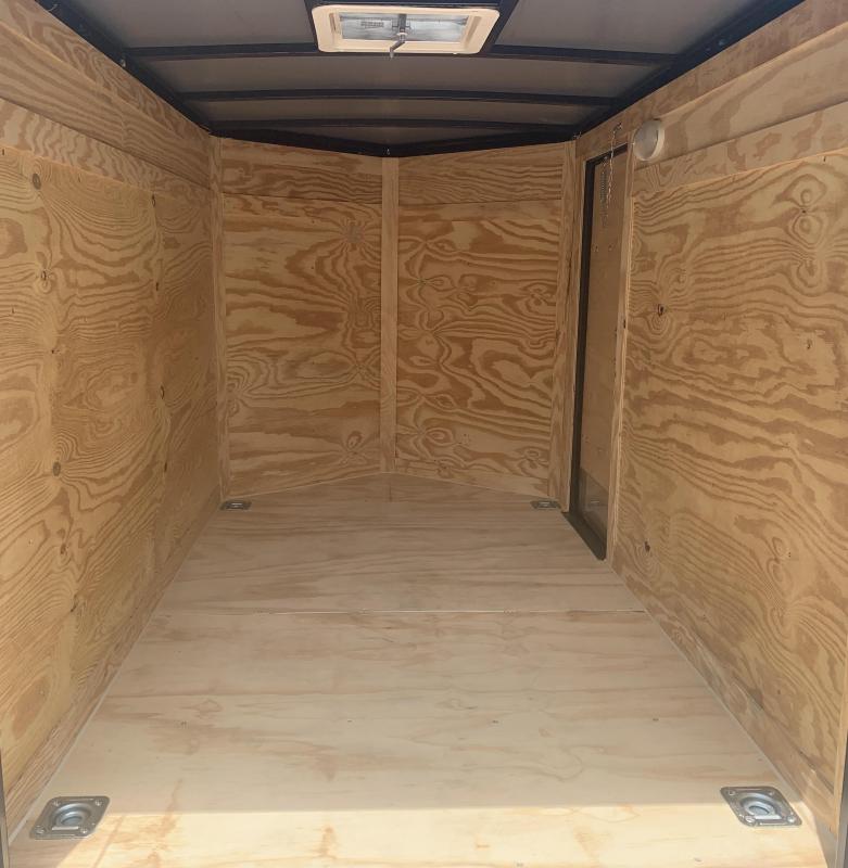 Rock Solid Cargo 7x165200lb Electric Blue Enclosed Cargo Trailer