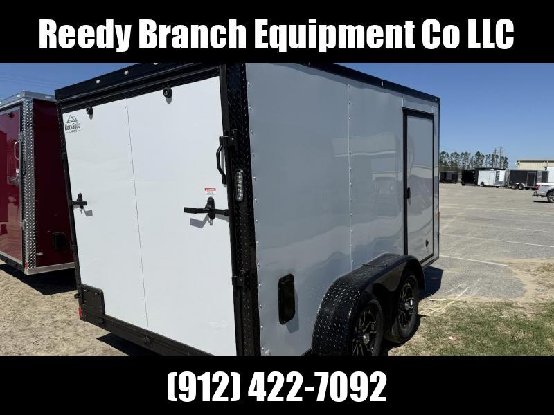 7x12 Enclosed Cargo Trailer - Polycore Blackout  1742927813