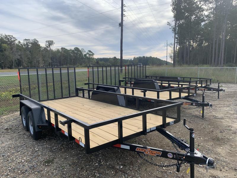 New 82"x16' Down to Earth Utility Trailer Near Me