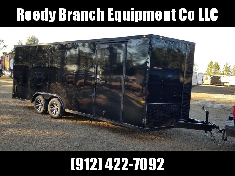 8.5x20 Blackout Elite Enclosed Car Hauler Rock Solid Cargo 8.5x20 Blackout Elite Enclosed Car Hauler Rock Solid Cargo