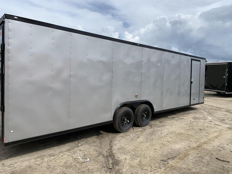 New 8.5x285200lb Silver Frost Blackout Package Enclosed Cargo Trailer