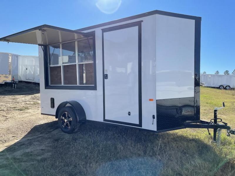 New 6x12 SA Blackout Elite - Concession Trailer Rock Solid Cargo New 6x12 SA Blackout Elite - Concession Trailer Rock Solid Cargo