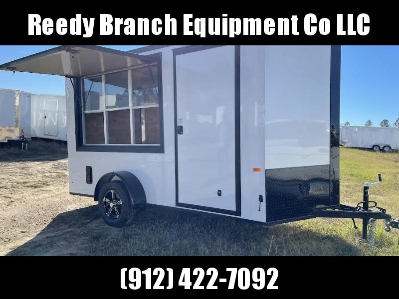New 6x12 SA Blackout Elite - Concession Trailer Rock Solid Cargo New 6x12 SA Blackout Elite - Concession Trailer Rock Solid Cargo