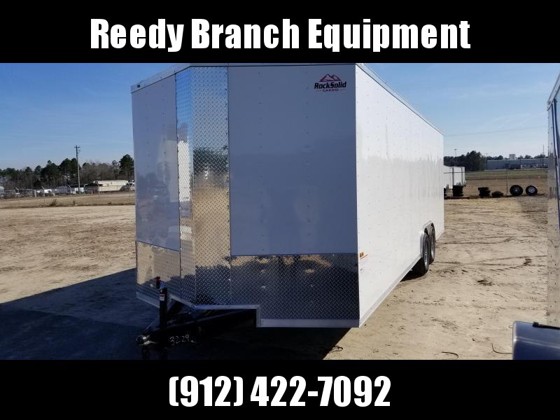 New 8.5x24 5200lb Enclosed Car Hauler Rock Solid Cargo New 8.5x24 5200lb Enclosed Car Hauler Rock Solid Cargo