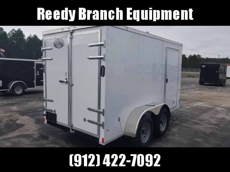 New 6x12 Tandem Axle Enclosed Cargo Trailer (White) New 6x12 Tandem Axle Enclosed Cargo Trailer (White)