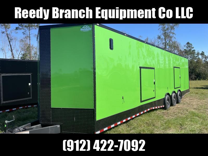 New 8.5x36 Enclosed Car Hauler | Green Blackout | Rock Solid Cargo New 8.5x36 Enclosed Car Hauler | Green Blackout | Rock Solid Cargo 1732113637