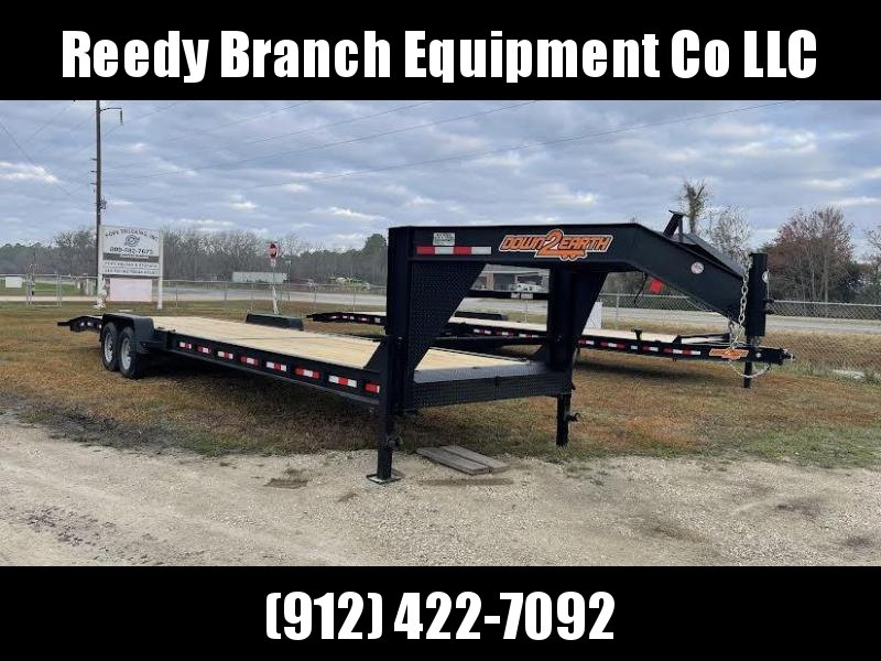 New 82"x34' Gooseneck Two Car Hauler - Down to Earth Trailers New 82"x34' Gooseneck Two Car Hauler - Down to Earth Trailers