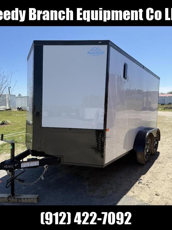 7x12 Enclosed Cargo Trailer - Polycore Blackout  1742927814